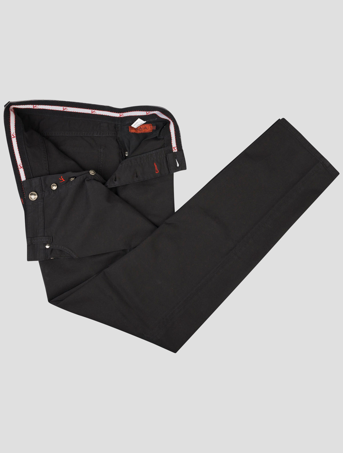 Isaia Black Cotton Ea  Jeans 2
