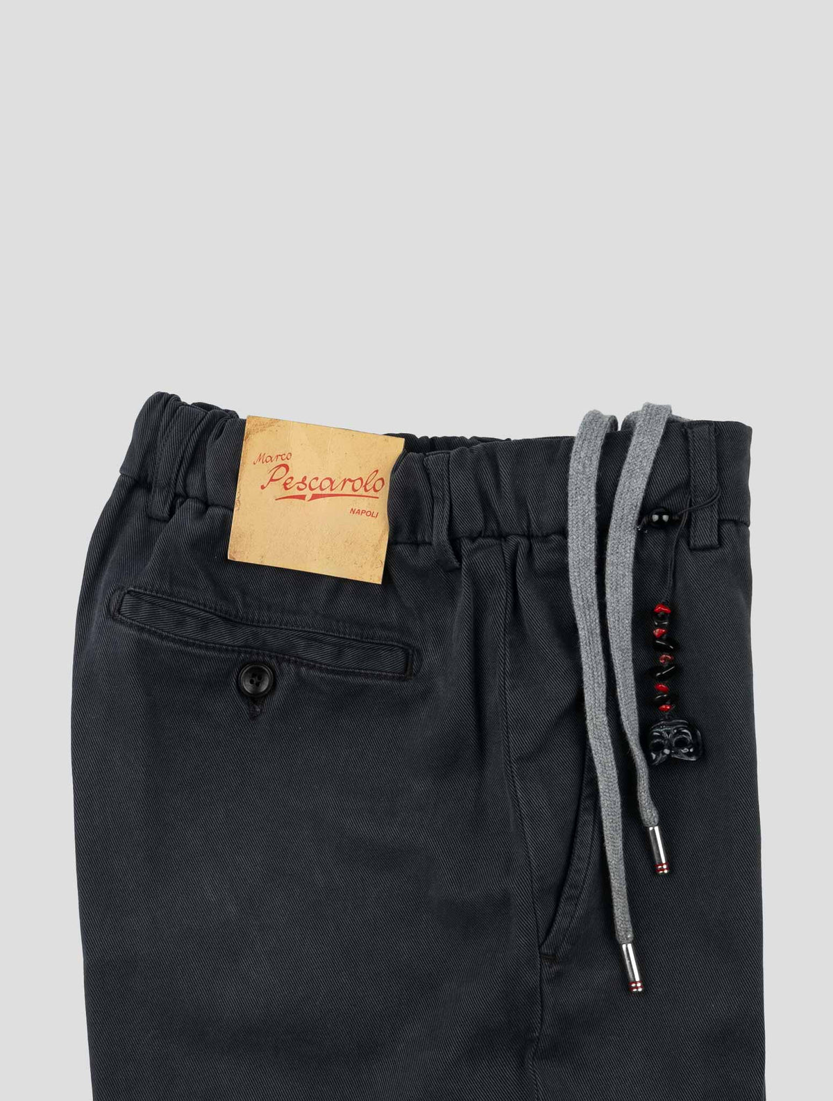 Marco Pescarolo Black Lycra Cotton Ea Pants 3