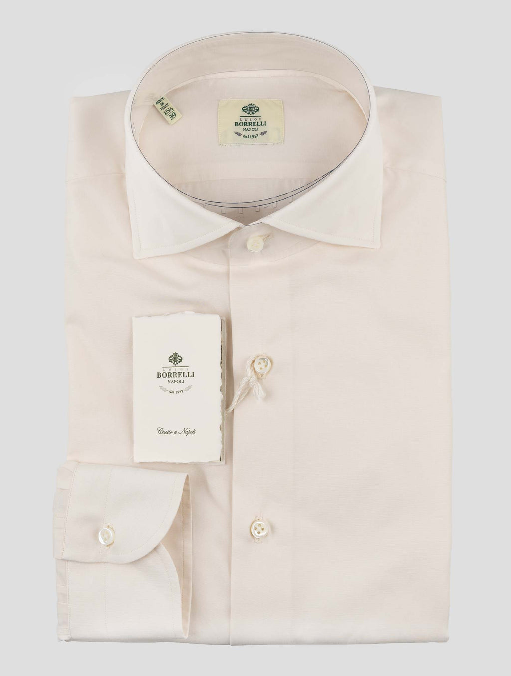 Luigi Borrelli  White  Cotton Shirt 1
