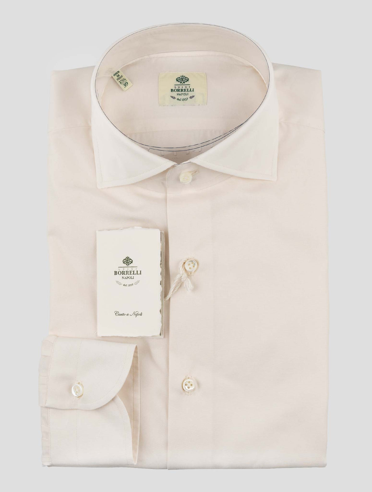 Luigi Borrelli  White  Cotton Shirt 1