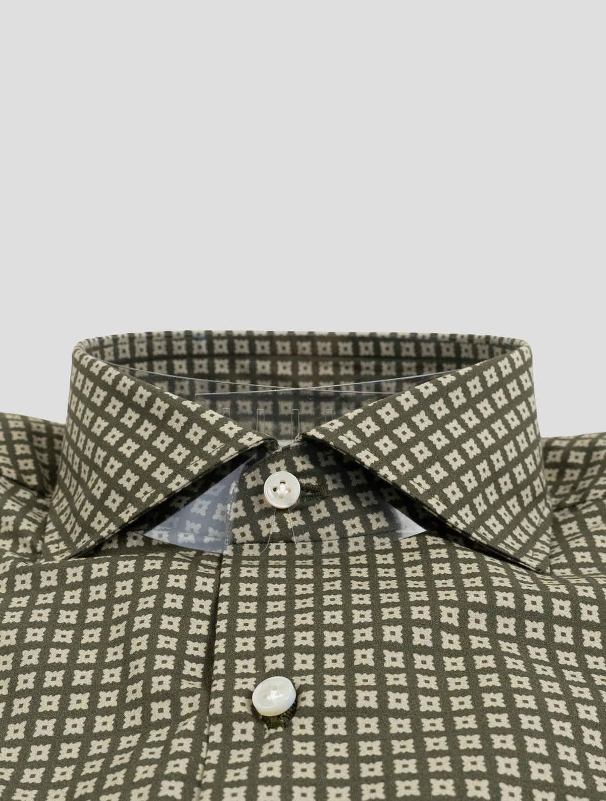 Luigi Borrelli Green Cotton Shirt 2