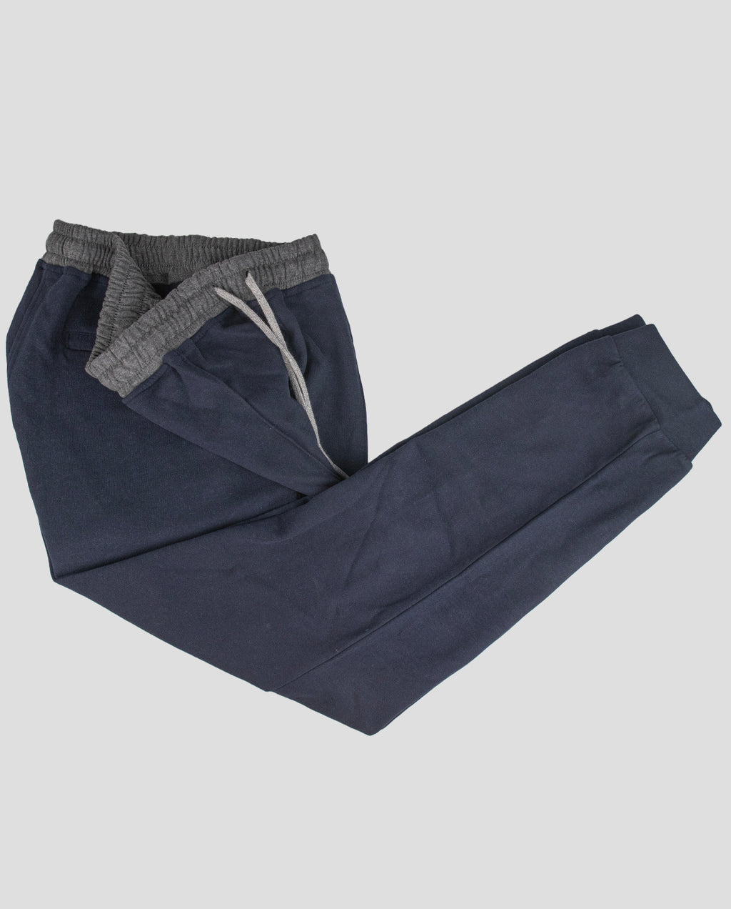 Barba Napoli Blue Gray Cotton Pl Pants 2