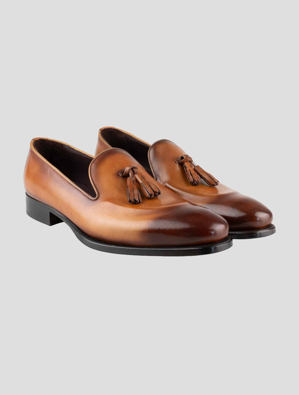 Peluso 1907 Brown Leather Loafers 1