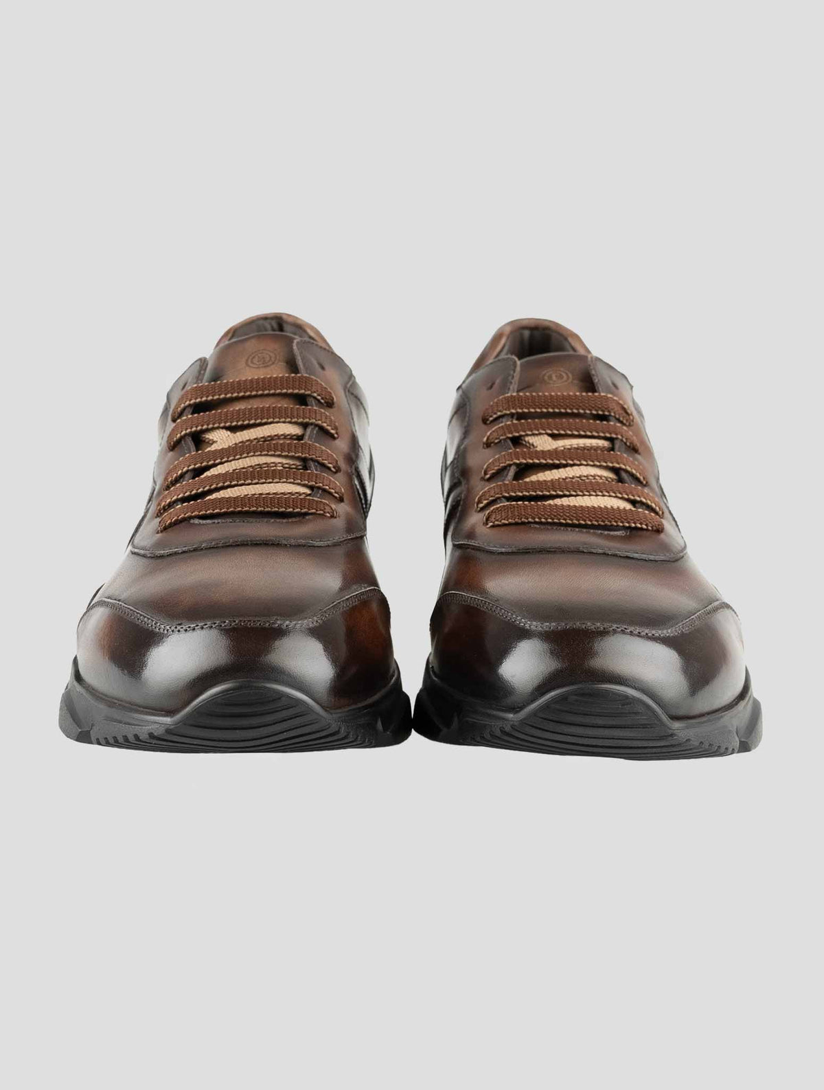 Peluso 1907 Brown Leather Sneakers 2