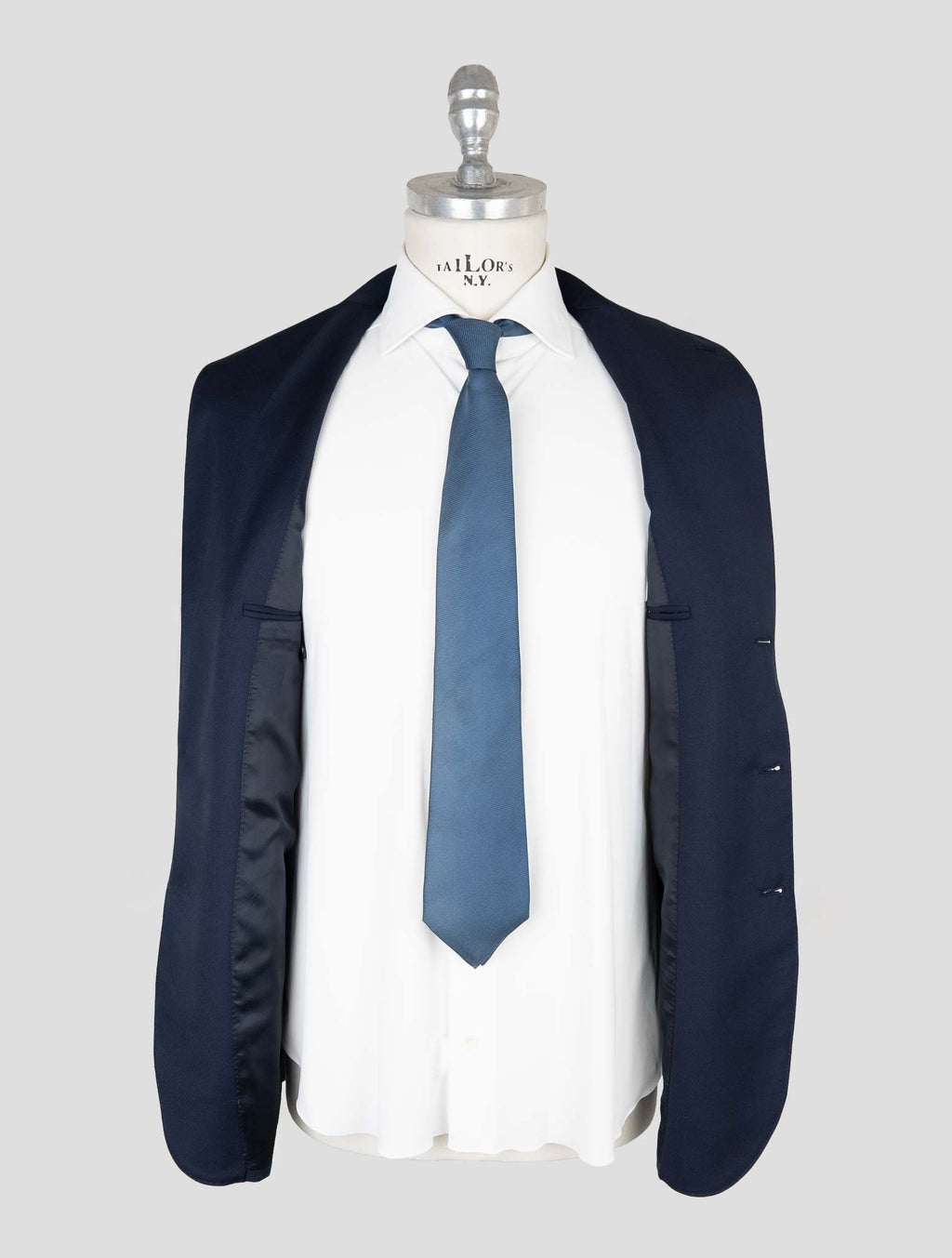 Luigi Borrelli Blue Virgin Wool Suit 7