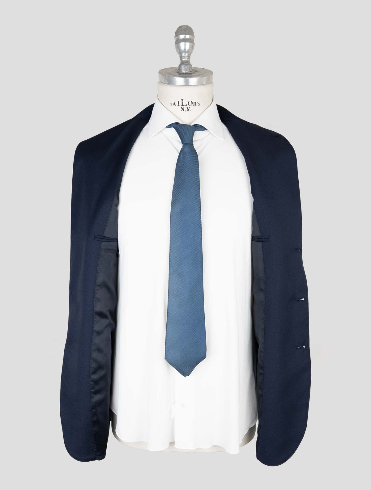 Luigi Borrelli Blue Virgin Wool Suit 7