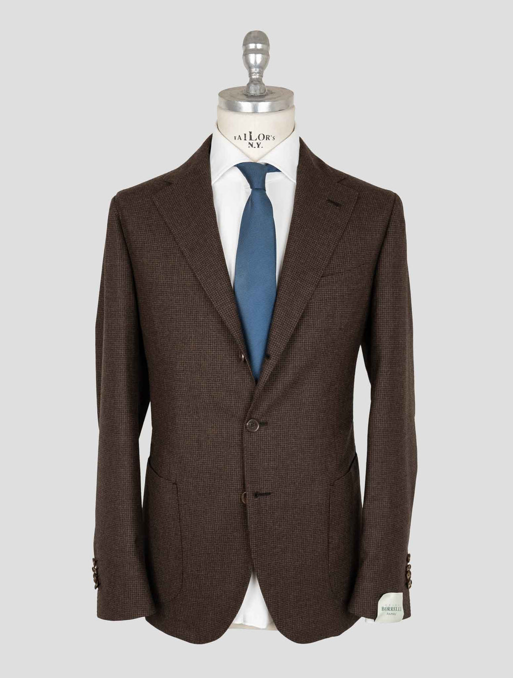 Luigi Borrelli Brown Virgin Wool  Suit 1