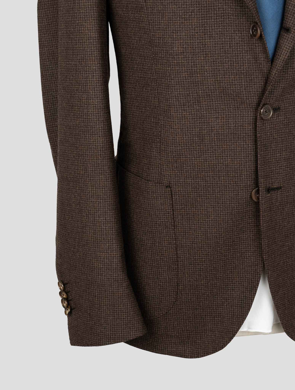 Luigi Borrelli Brown Virgin Wool  Suit 6