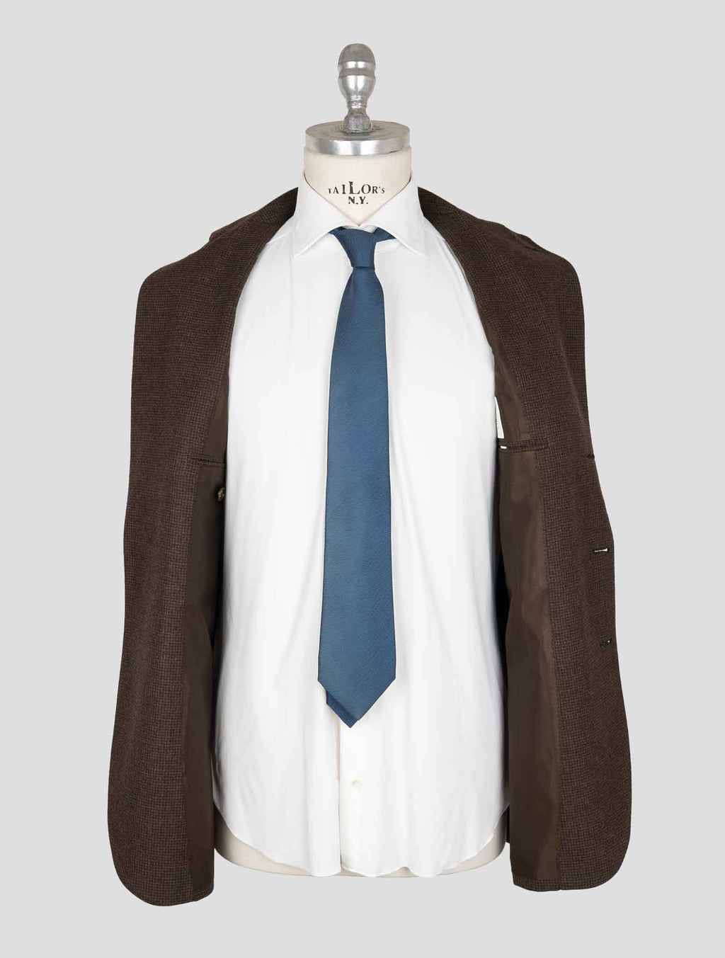 Luigi Borrelli Brown Virgin Wool  Suit 7