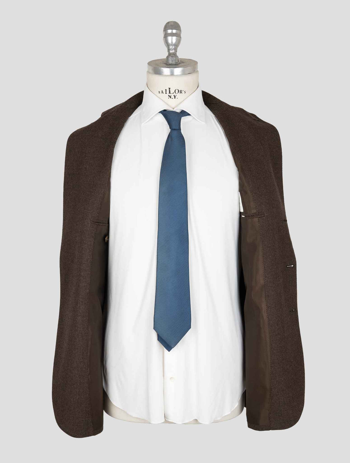 Luigi Borrelli Brown Virgin Wool  Suit 7