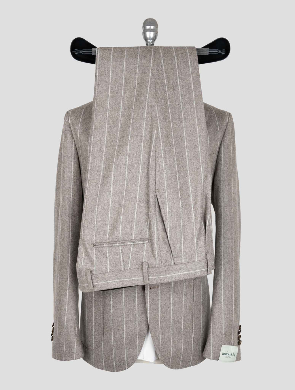 Luigi Borrelli Brown Virgin Wool  Suit 4
