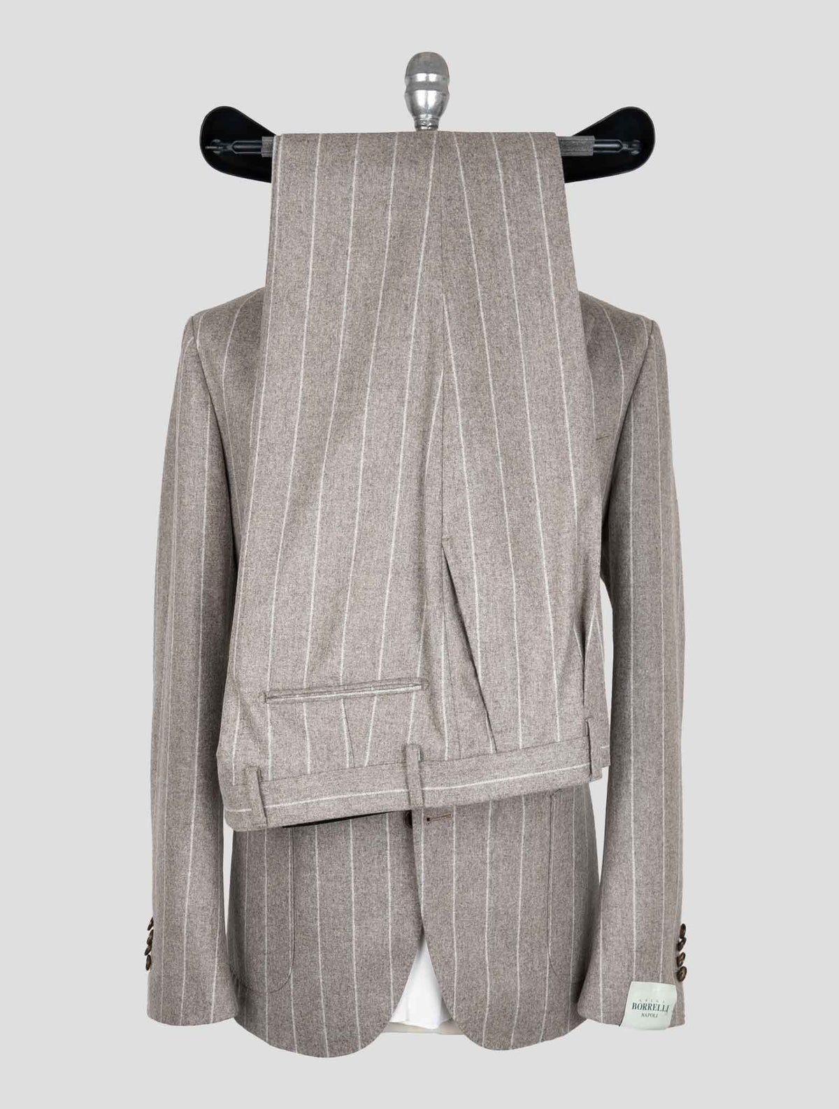 Luigi Borrelli Brown Virgin Wool  Suit 4
