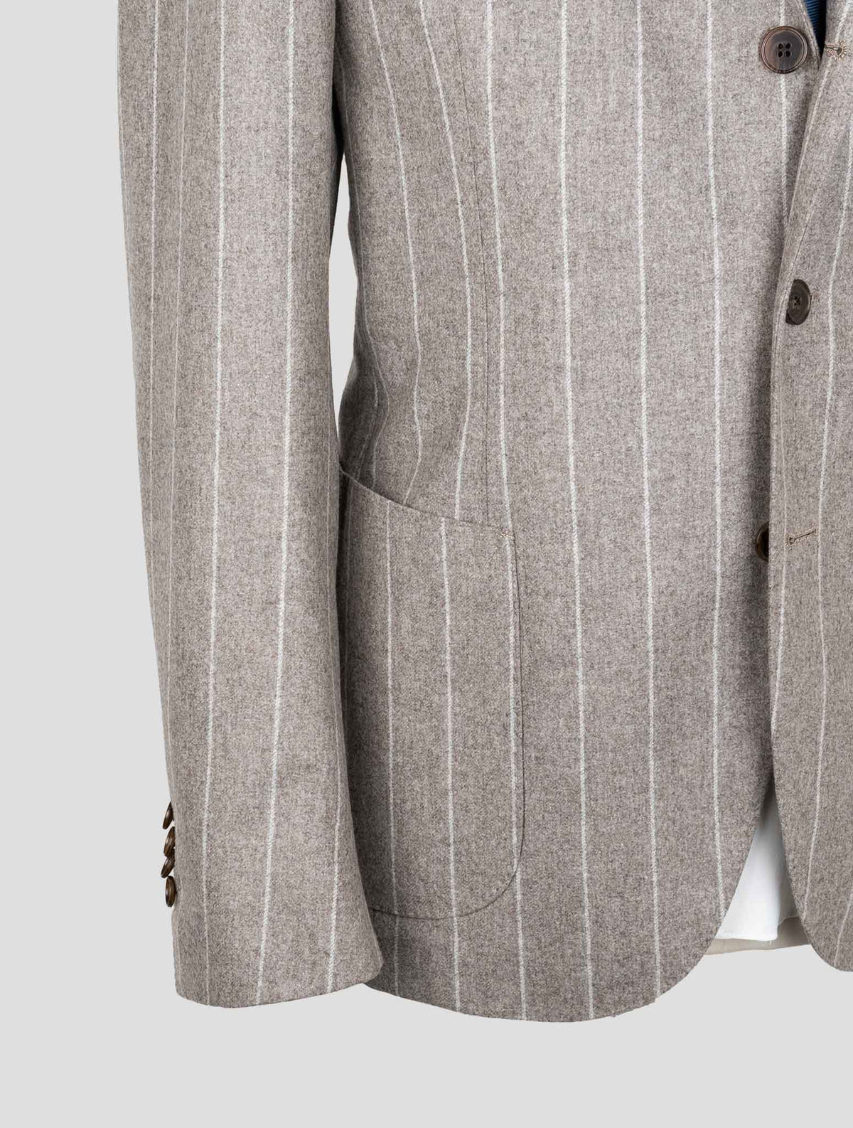 Luigi Borrelli Brown Virgin Wool  Suit 6