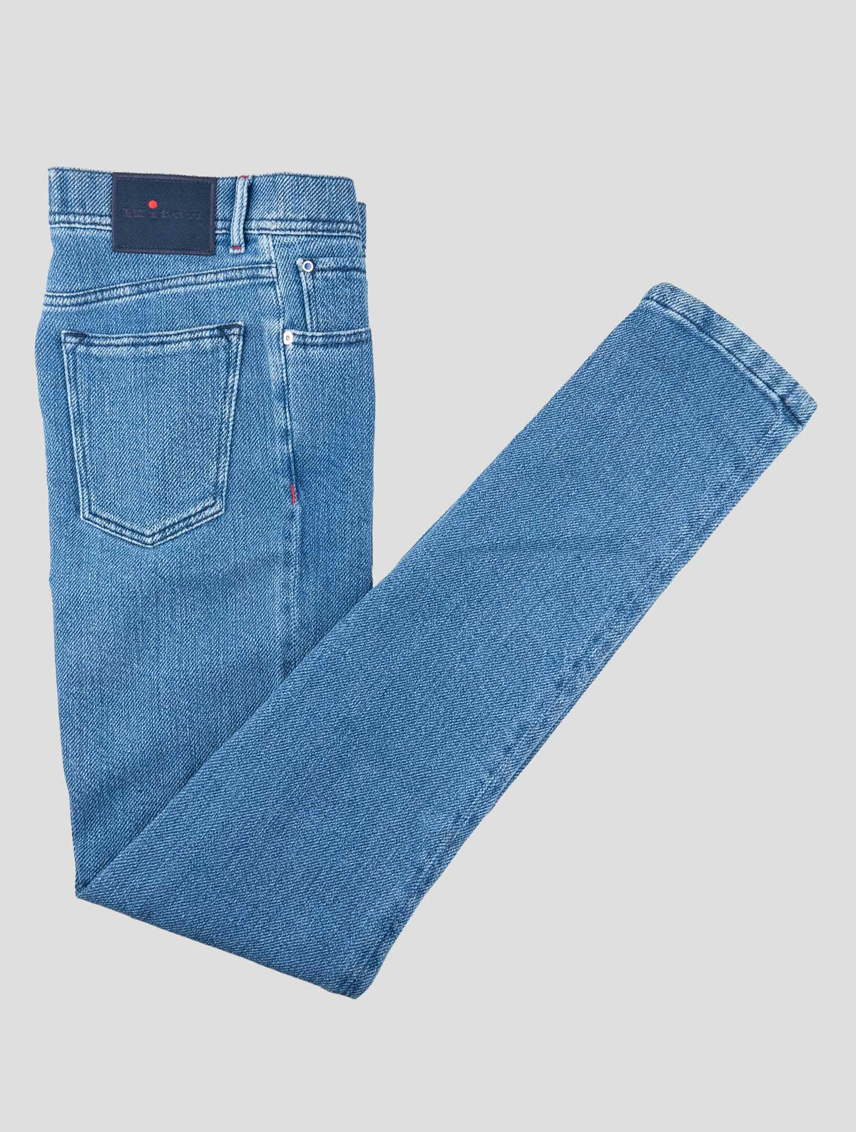 Kiton Blue Cotton Jeans 1