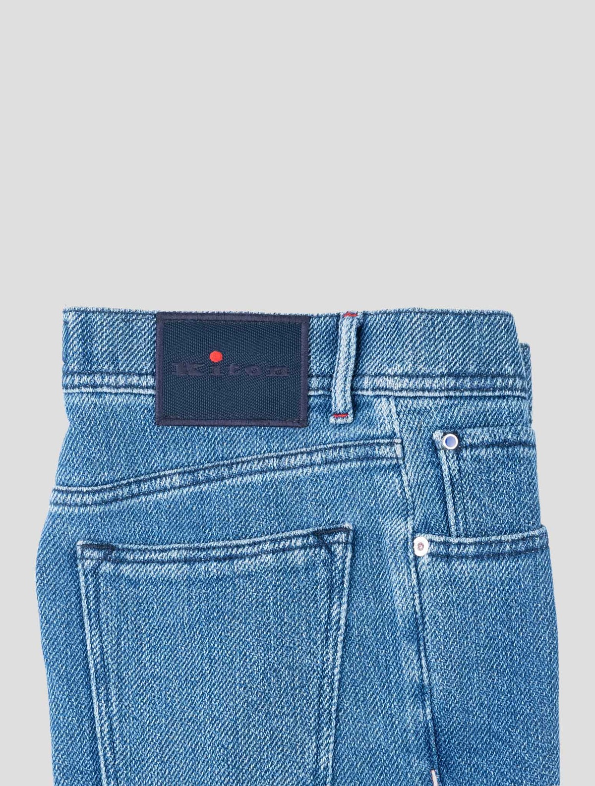 Kiton Blue Cotton Jeans 3