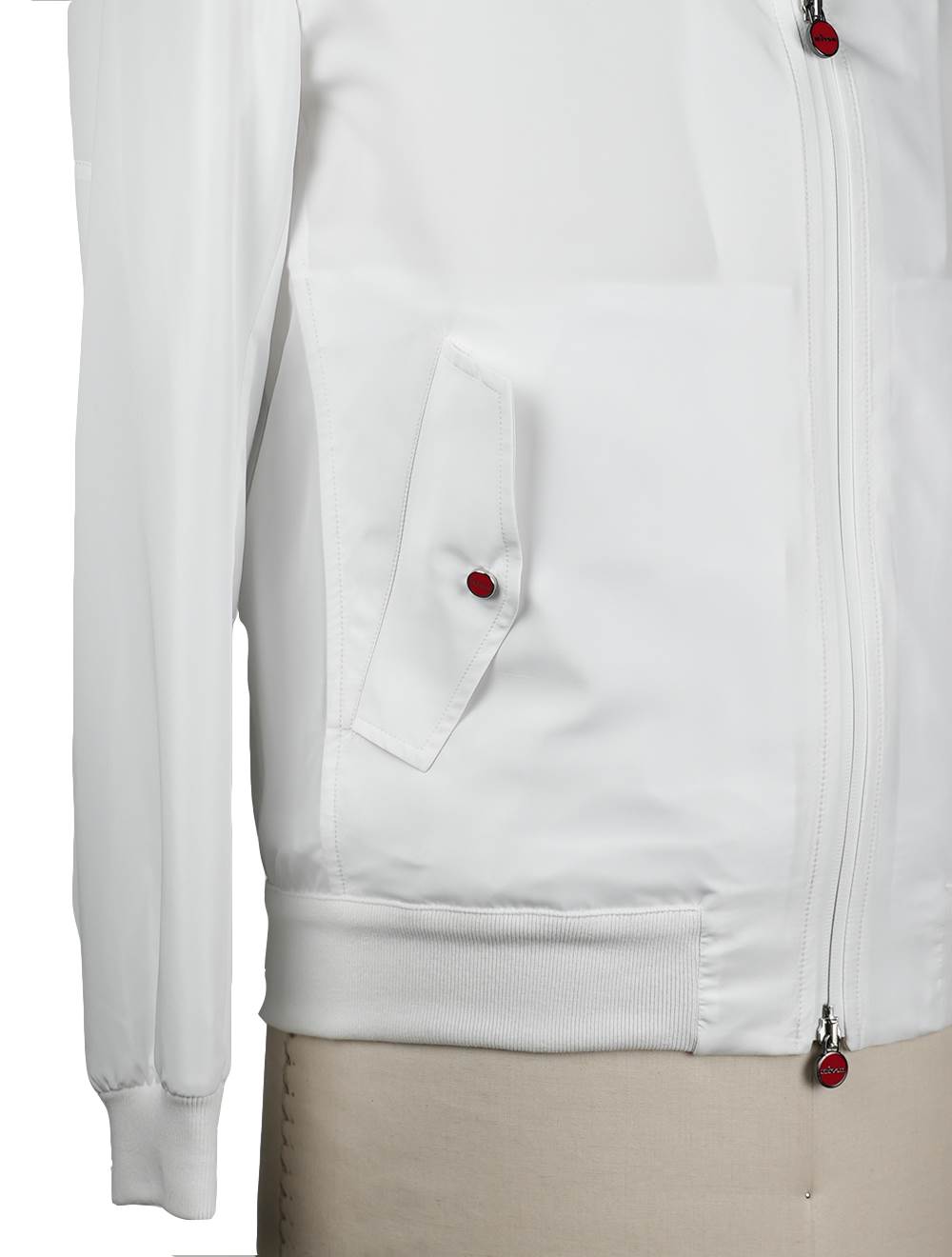 Kiton White Pl Coat 3
