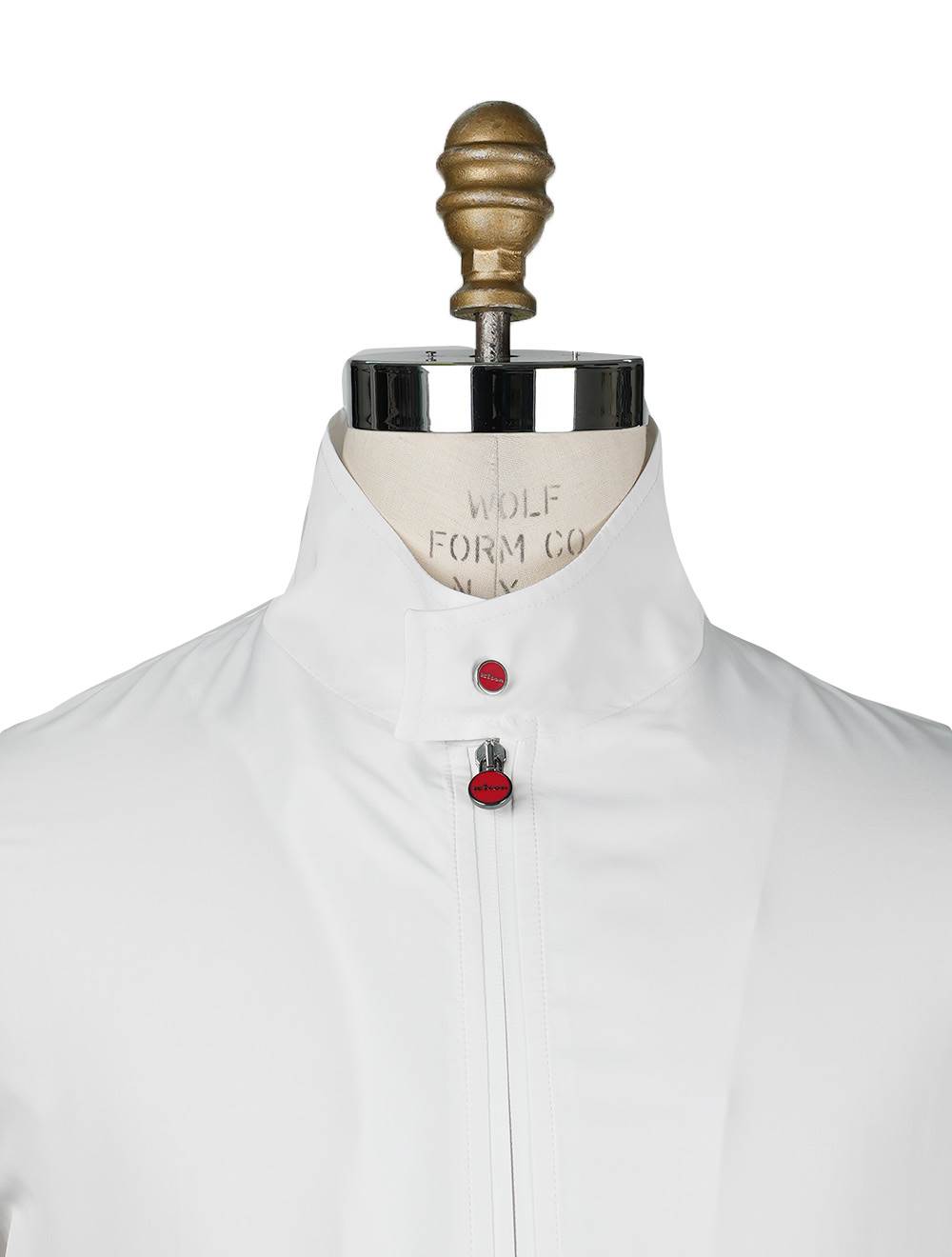 Kiton White Pl Coat 4
