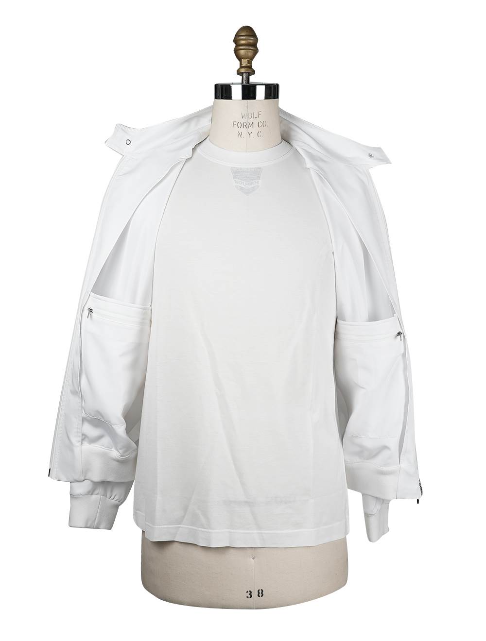 Kiton White Pl Coat 6