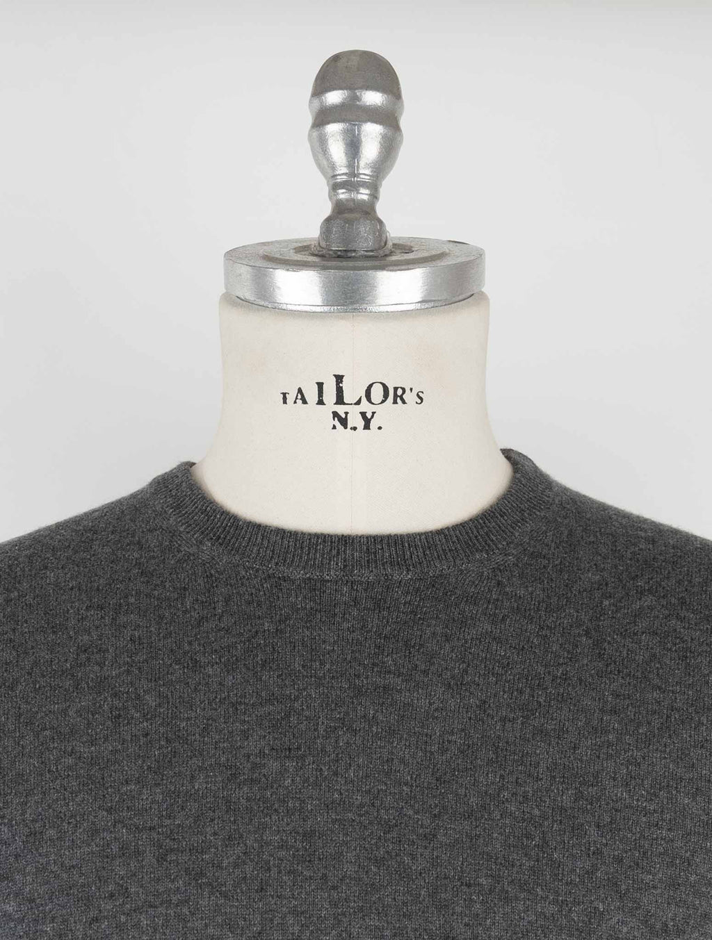 Drumohr Gray Cashmere Sweater 4