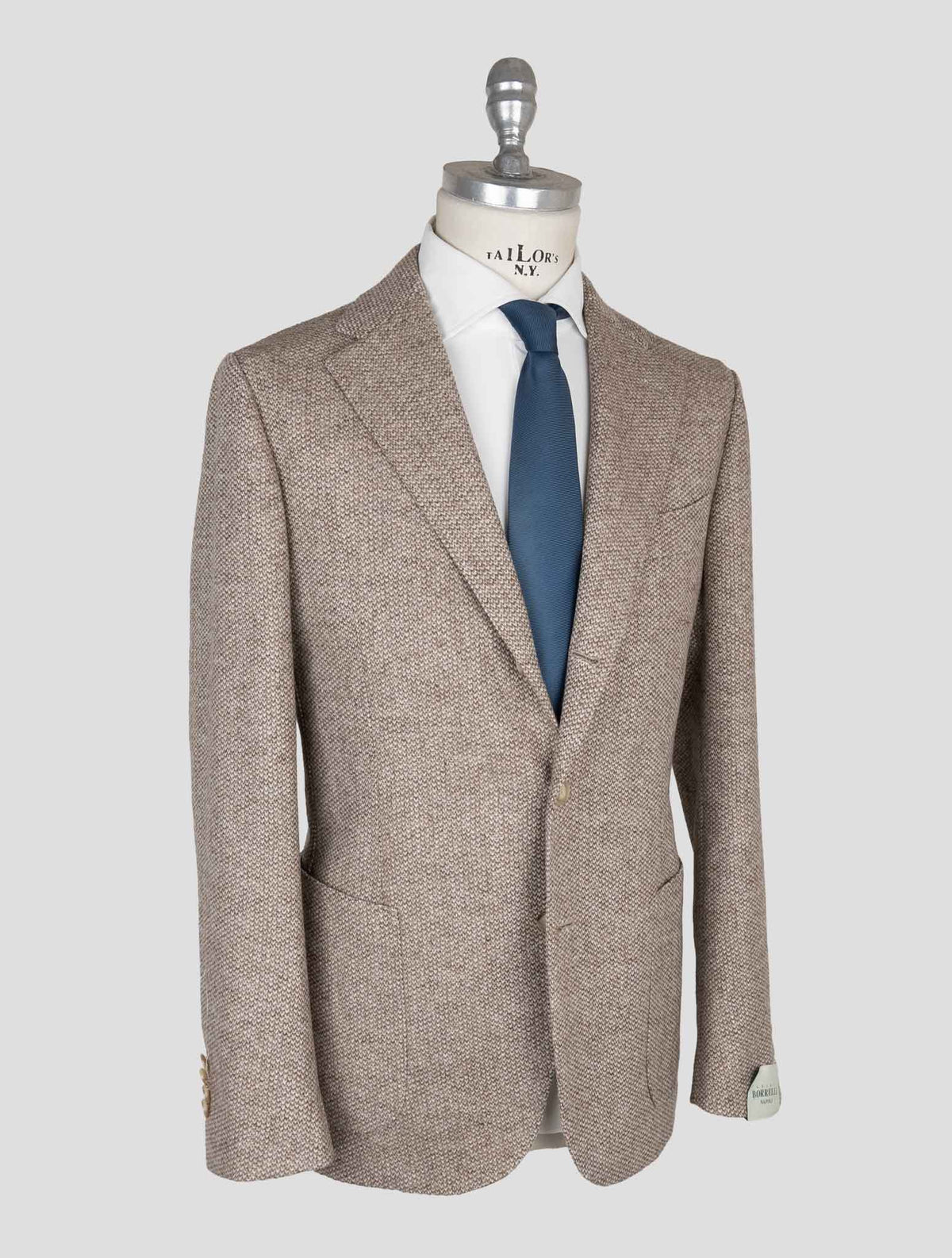 Luigi Borrelli Beige Virgin Wool  Blazer 2