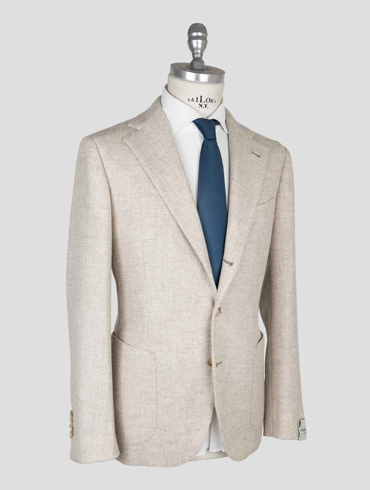 Luigi Borrelli Beige Virgin Wool  Blazer 2
