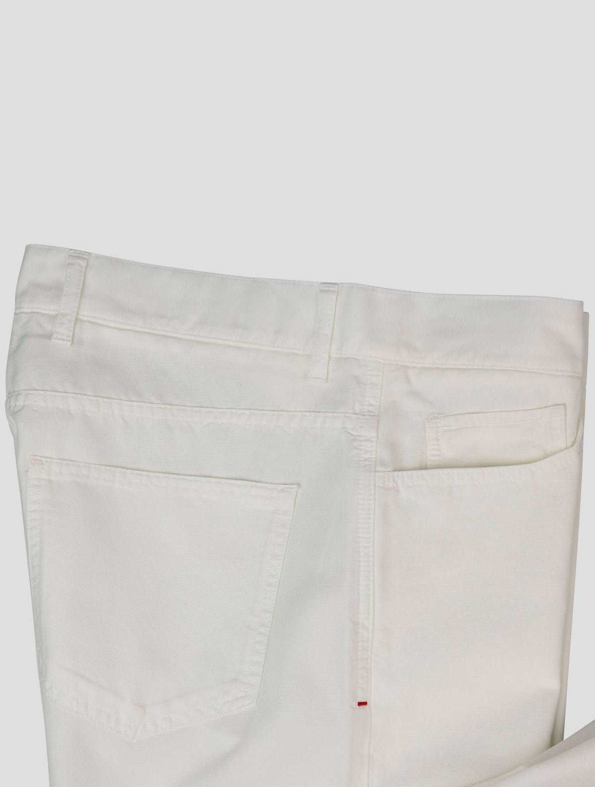 Isaia White Cotton Pants 3