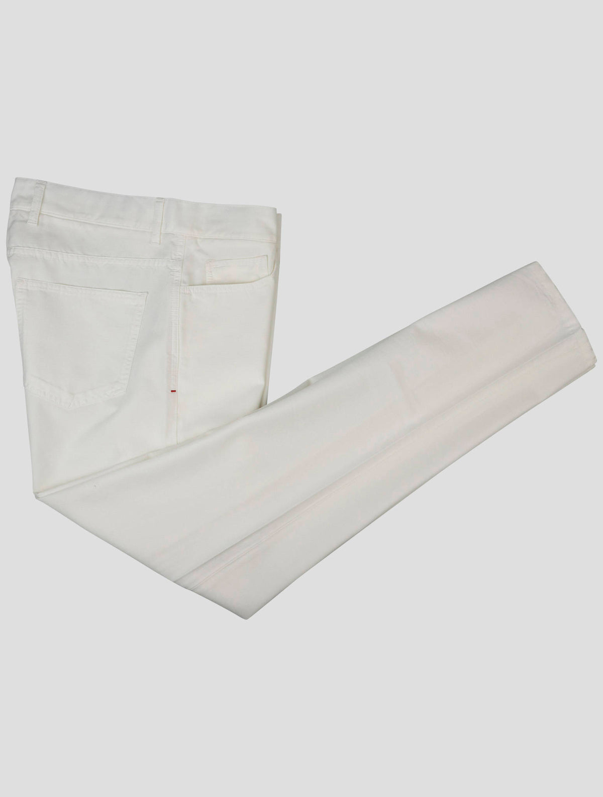 Isaia White Cotton Pants 4