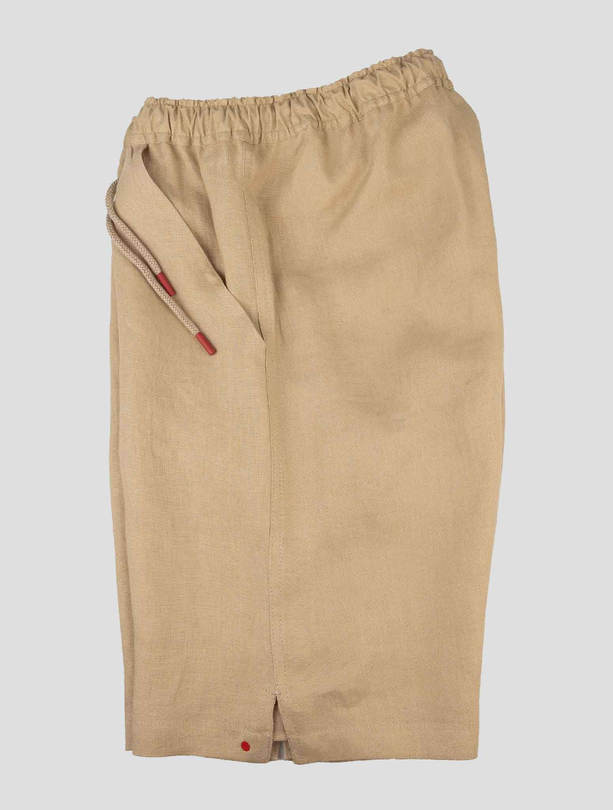 Kiton Beige Linen Short Pants 3