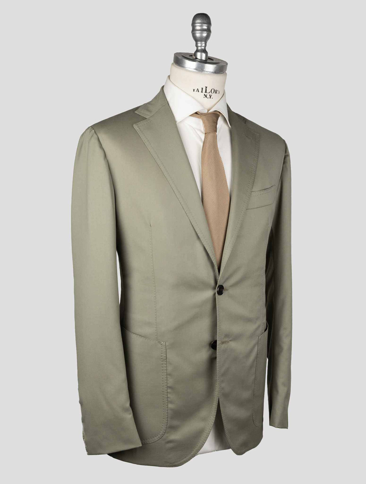 Luigi Borrelli Green Virgin Wool Suit 1