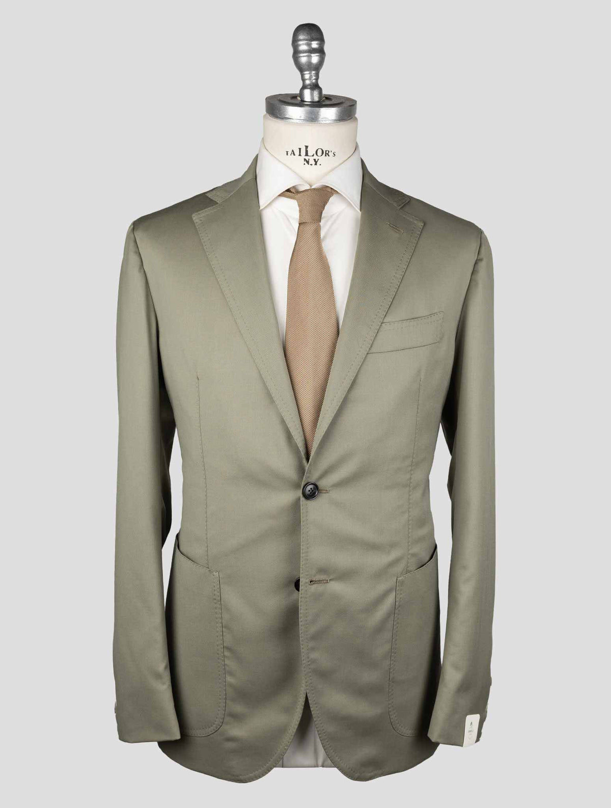 Luigi Borrelli Green Virgin Wool Suit 2