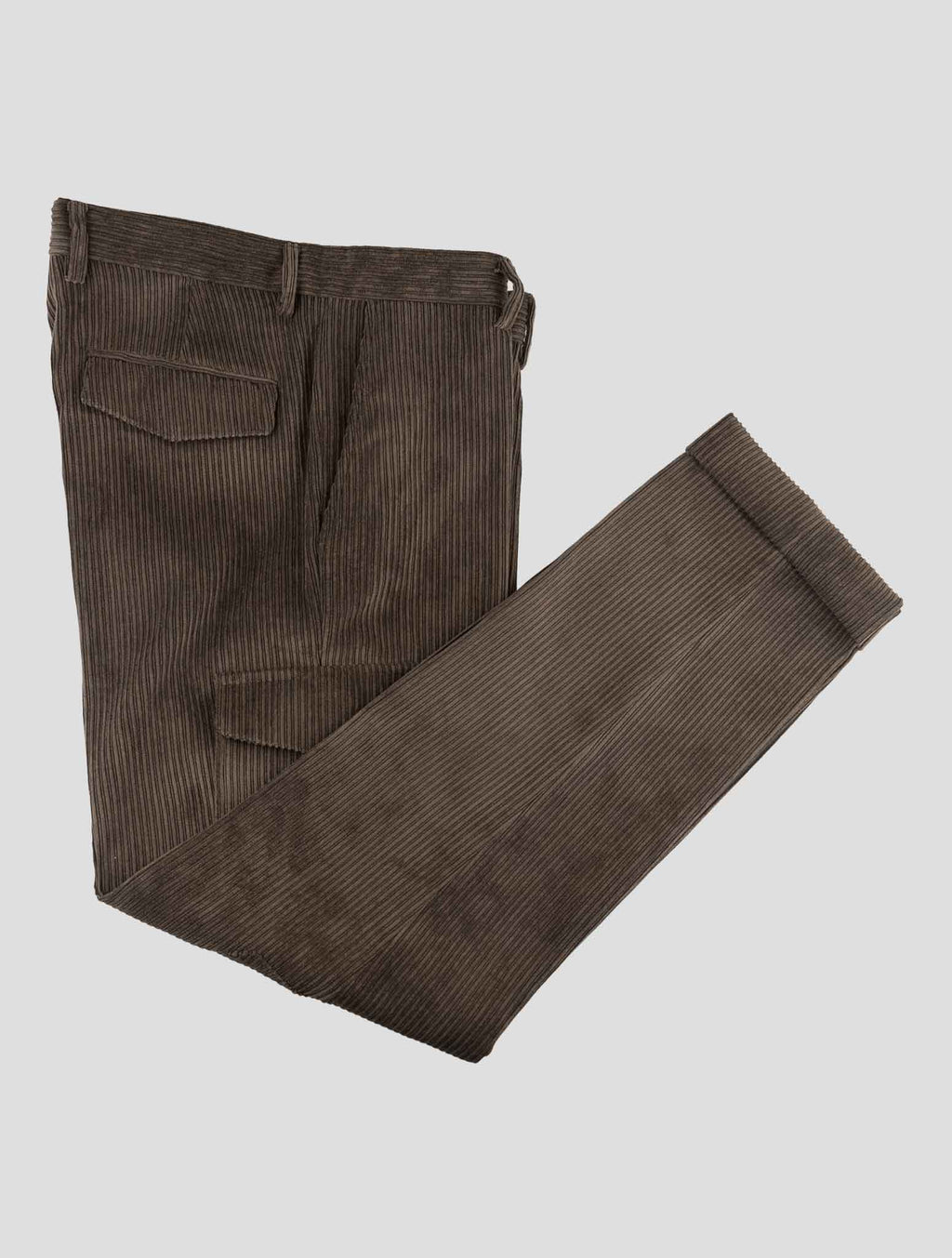 Barba Napoli Brown Pl Nylon Ea Cargo Velvet Pants 1