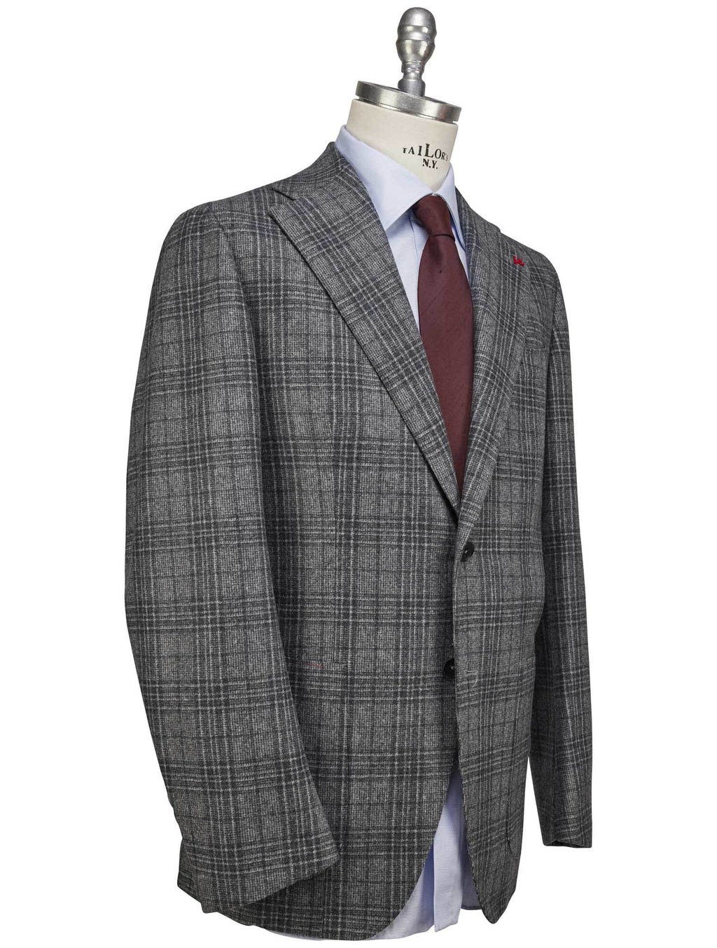 Isaia Gray Wool Suit 2