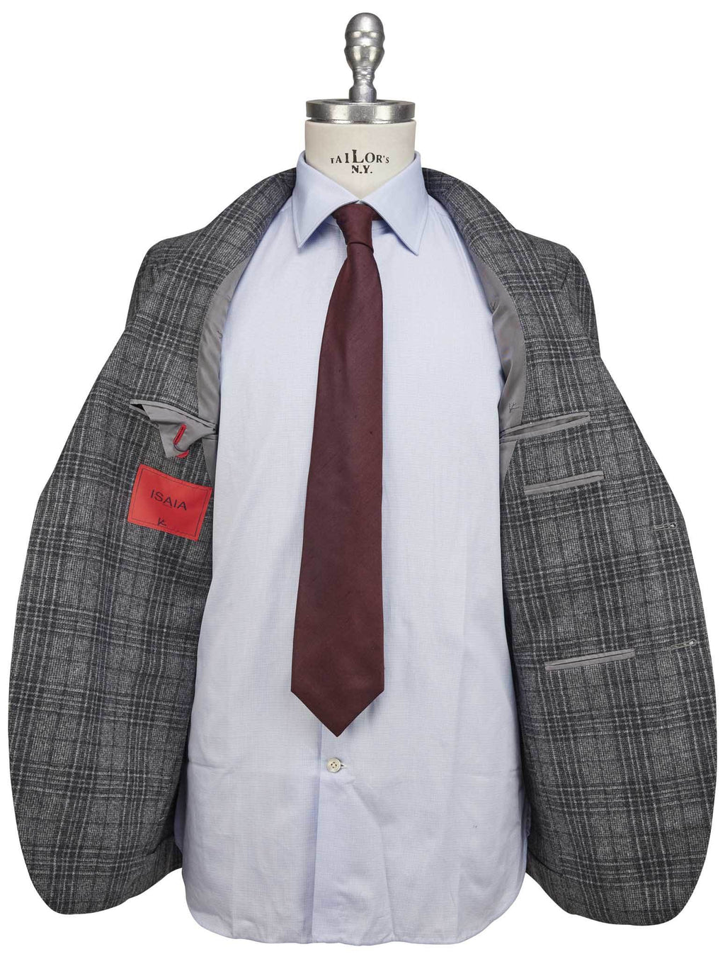 Isaia Gray Wool Suit 4