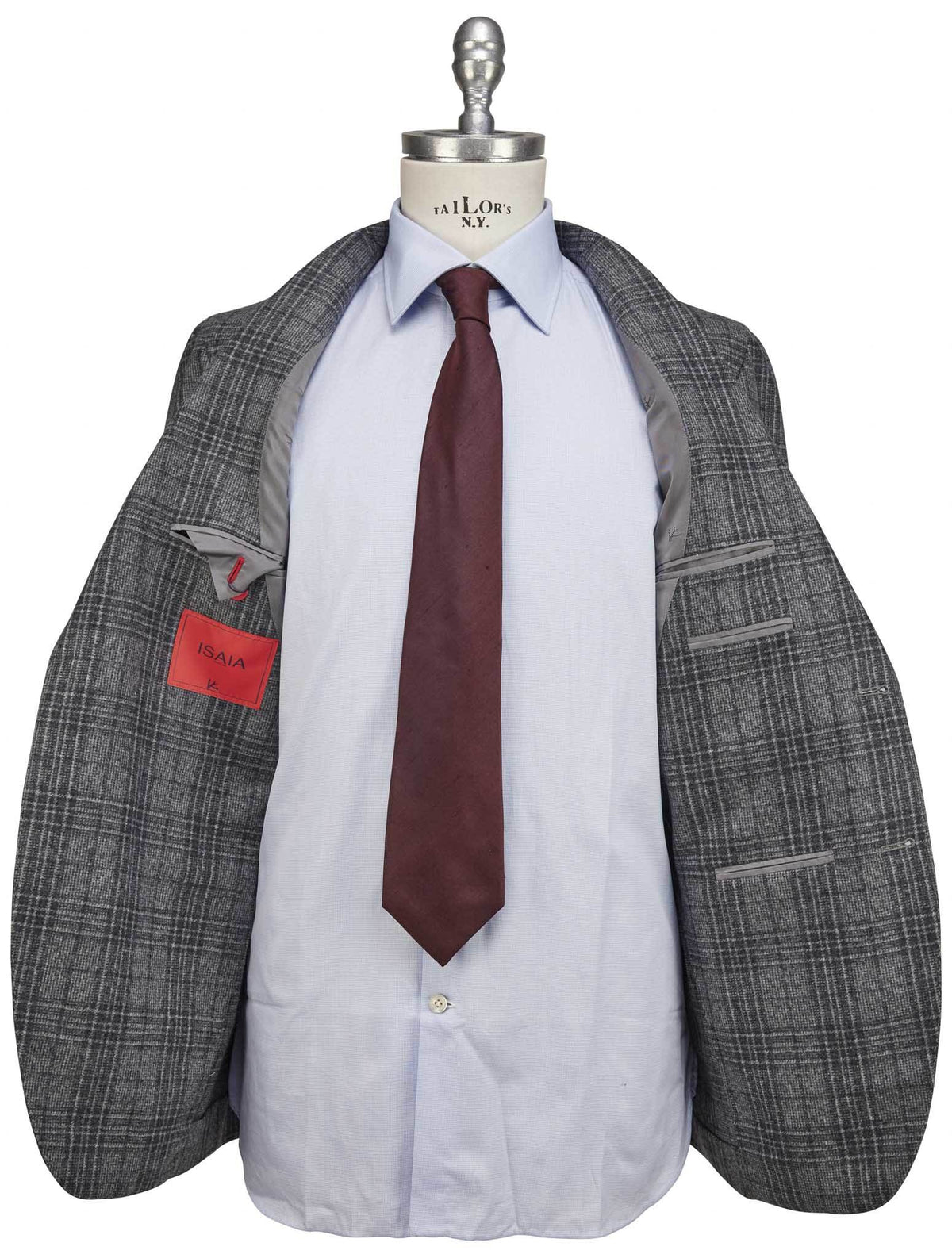 Isaia Gray Wool Suit 4