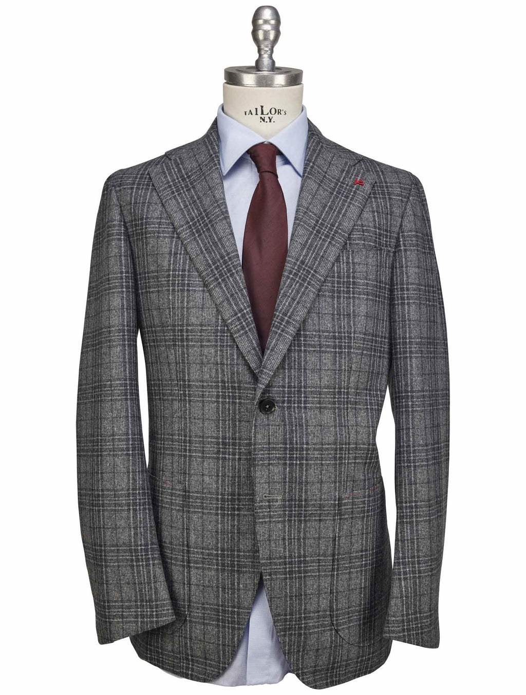 Isaia Gray Wool Suit 7
