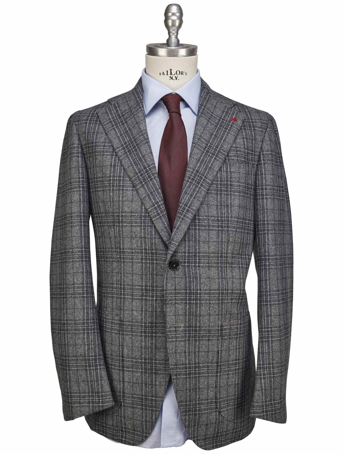 Isaia Gray Wool Suit 7