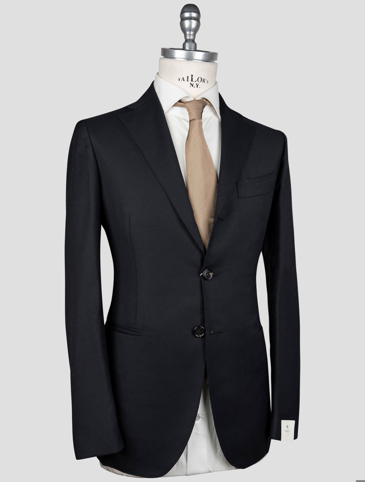 Luigi Borrelli Black Virgin Wool Suit 2