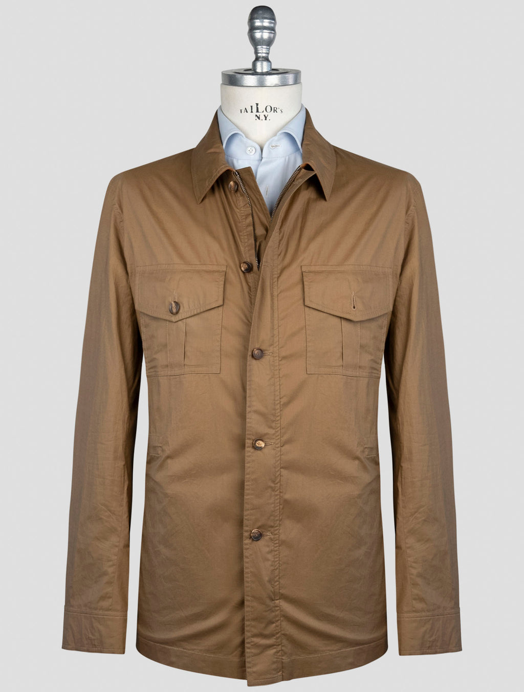 Cesare Attolini Brown Cotton Coat 1