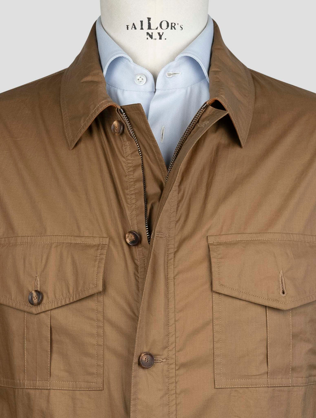 Cesare Attolini Brown Cotton Coat 4