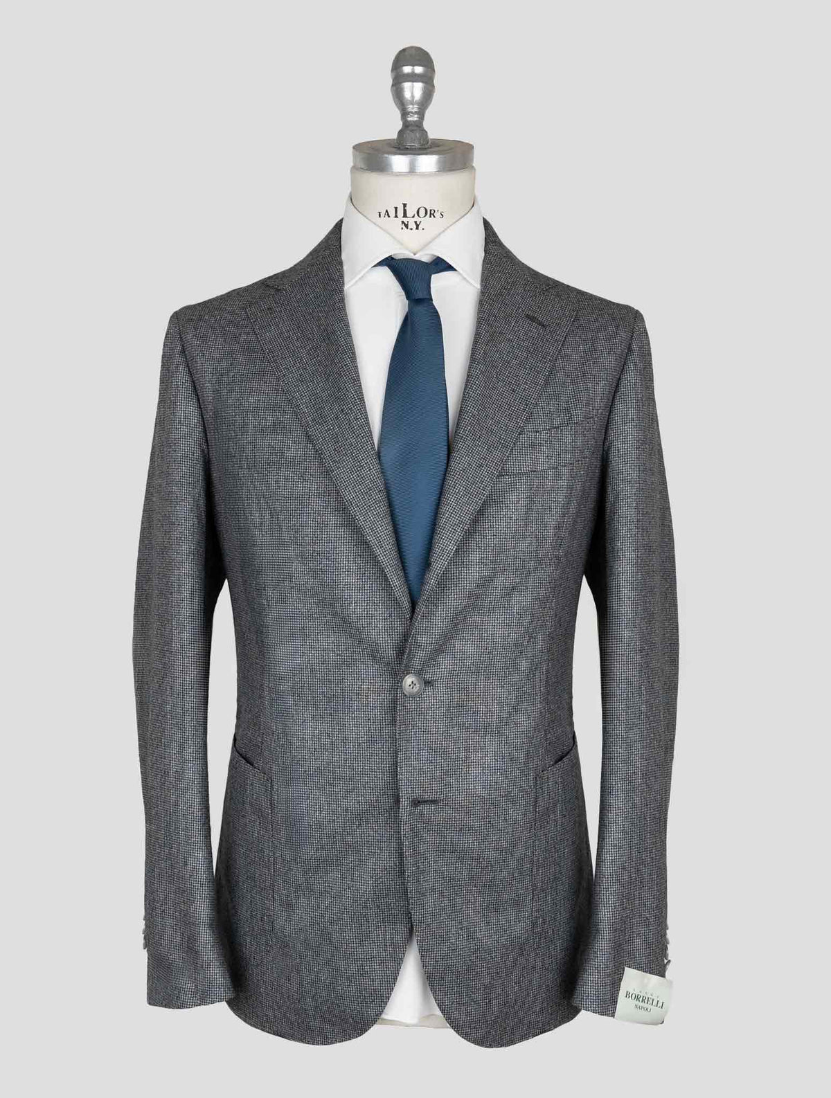 Luigi Borrelli Gray Virgin Wool  Suit 1