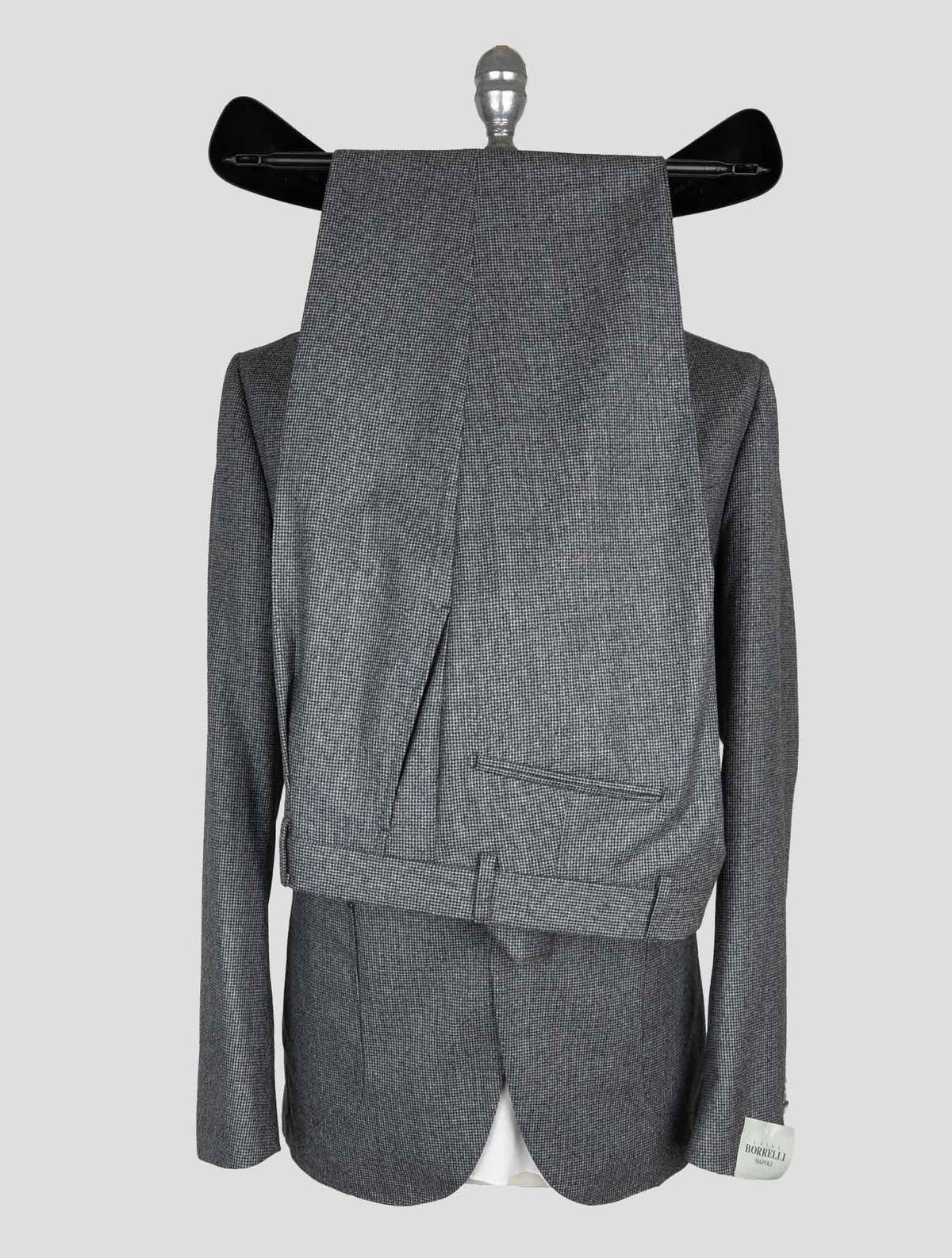 Luigi Borrelli Gray Virgin Wool  Suit 4