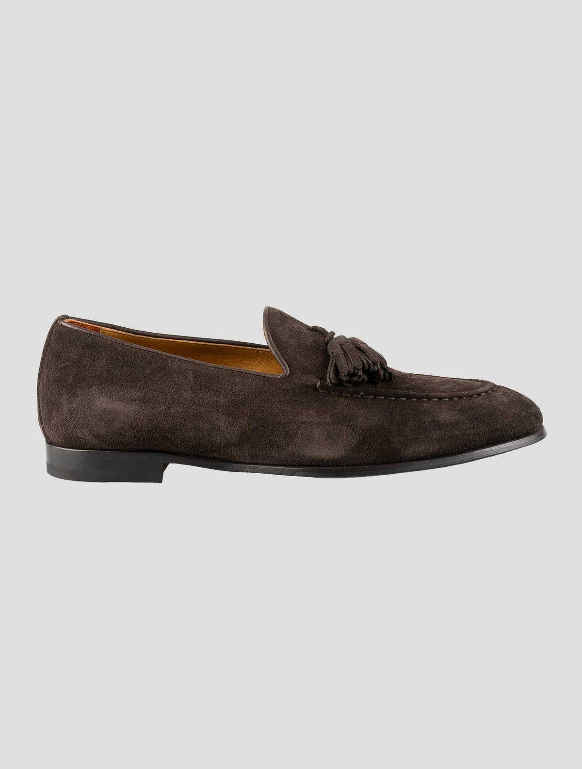 Kiton Brown Leather Suede Loafers 3