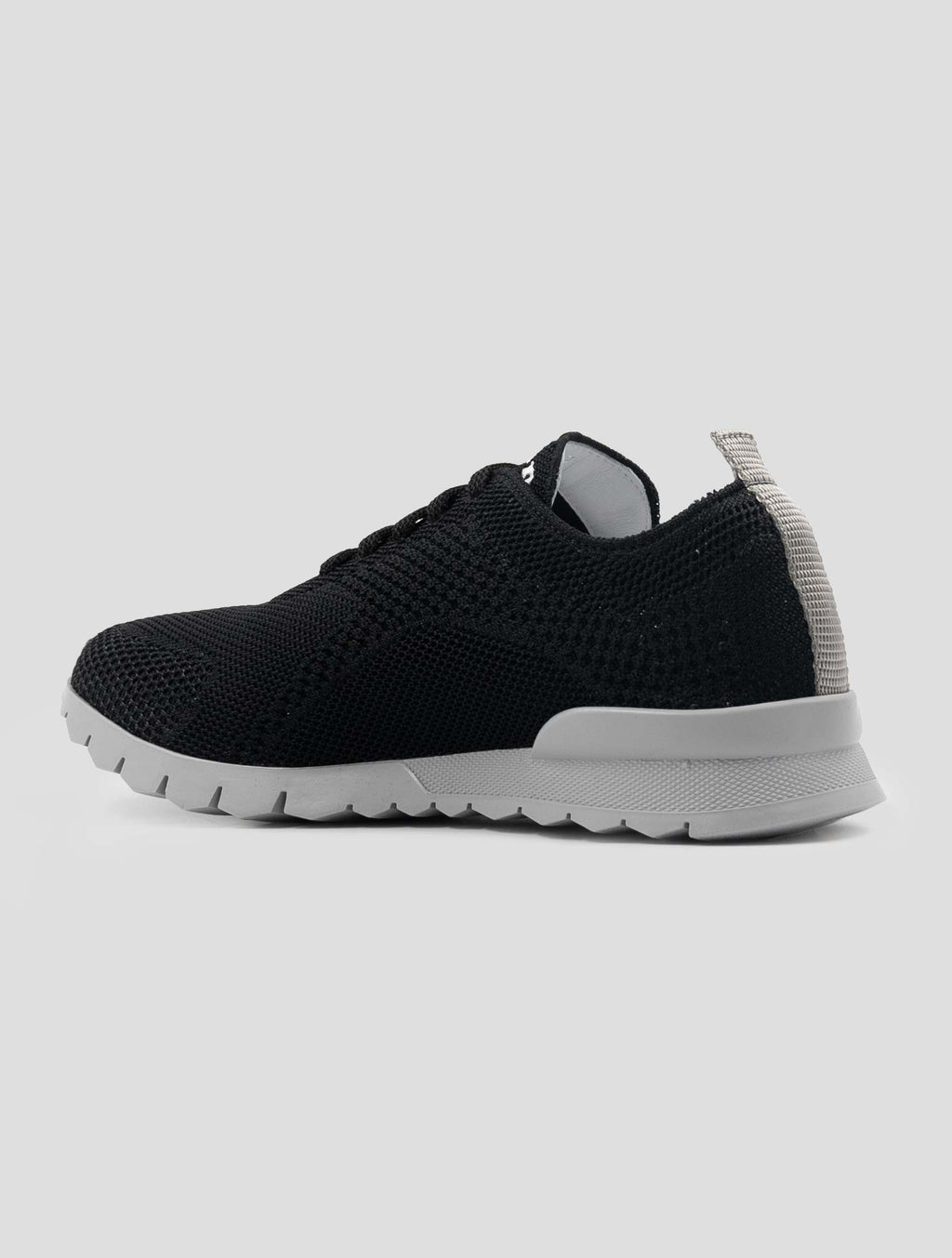 Kiton Black Cotton Ea Sneakers 1