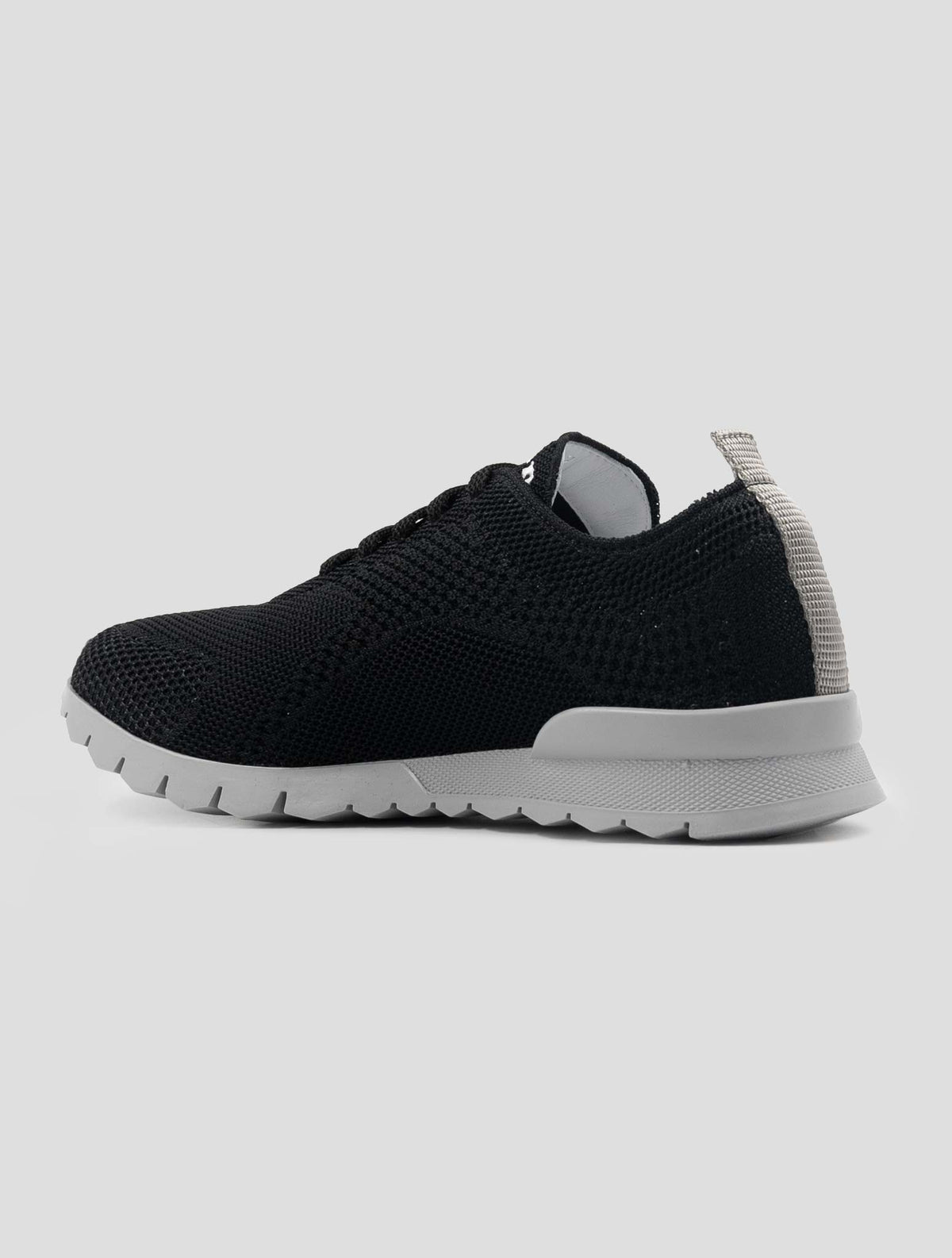Kiton Black Cotton Ea Sneakers 1