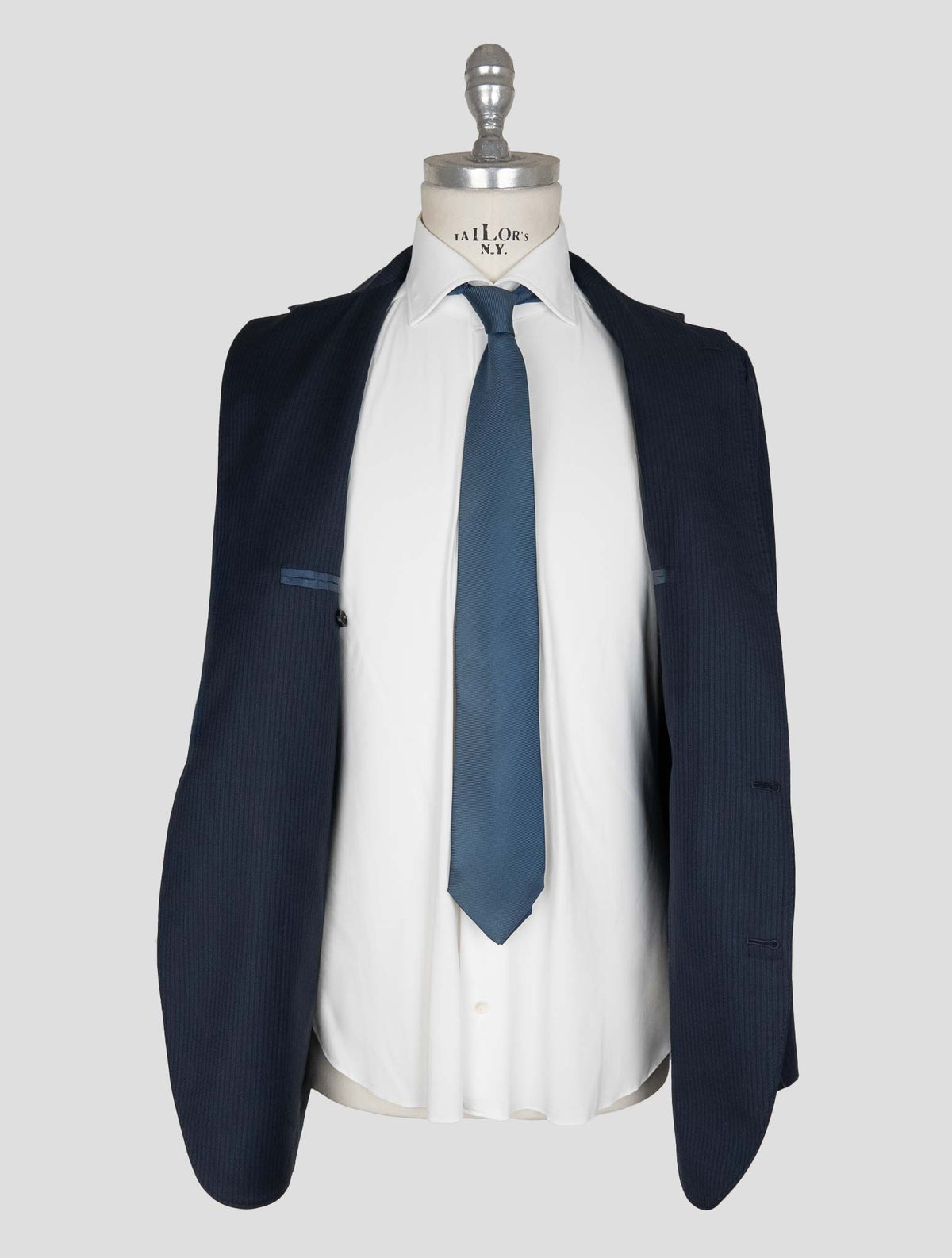 Sartorio Napoli Blue Virgin Wool 140's Suit 7