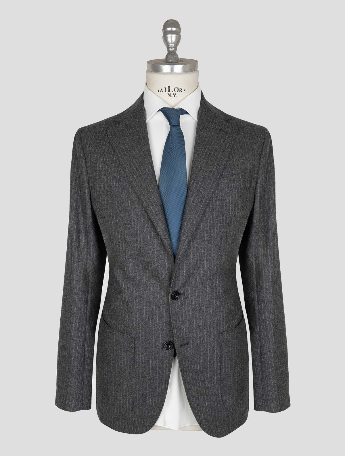 Sartorio Napoli Gray Virgin Wool Cashmere Suit 1