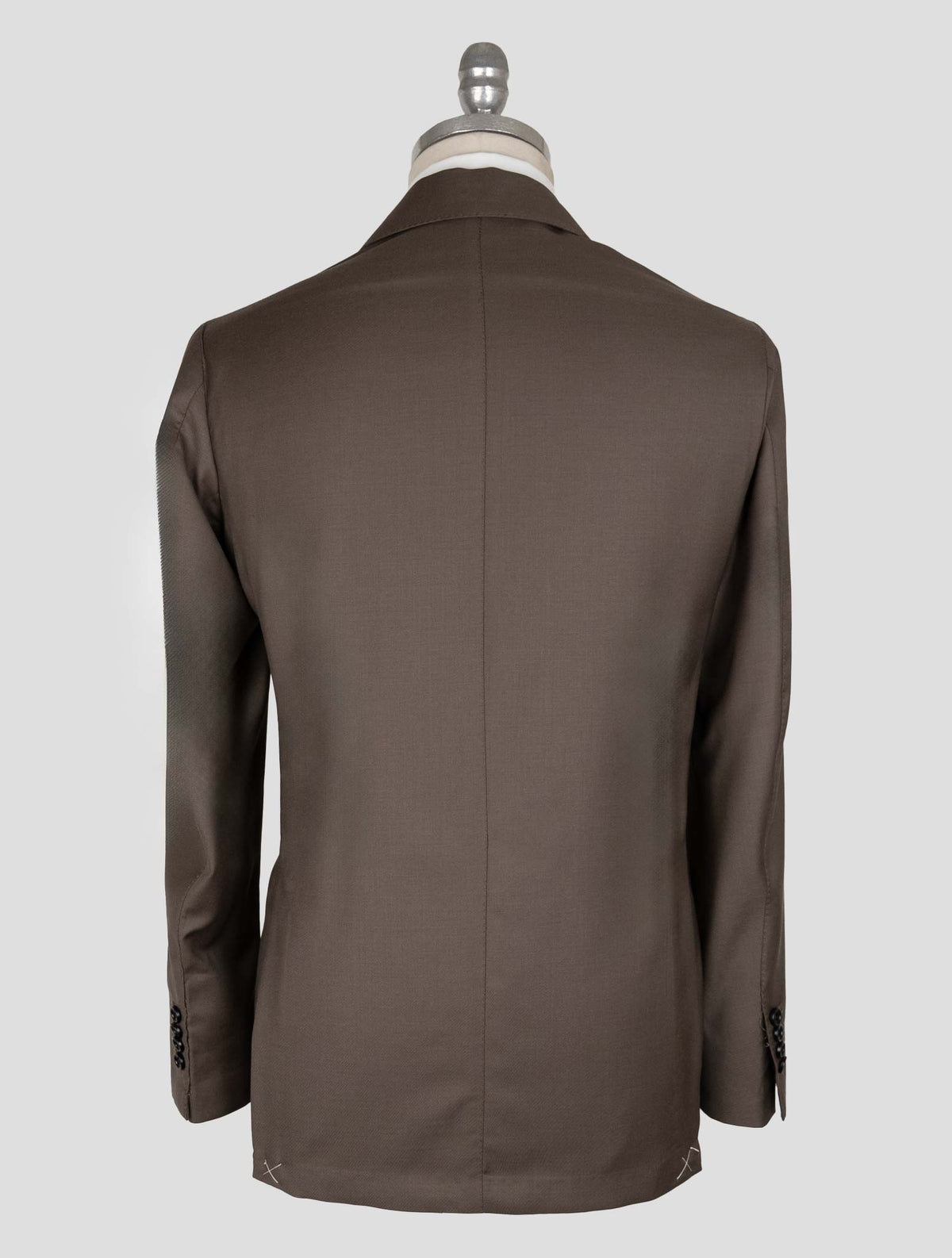 Sartorio Napoli Brown Virgin Wool Suit 3