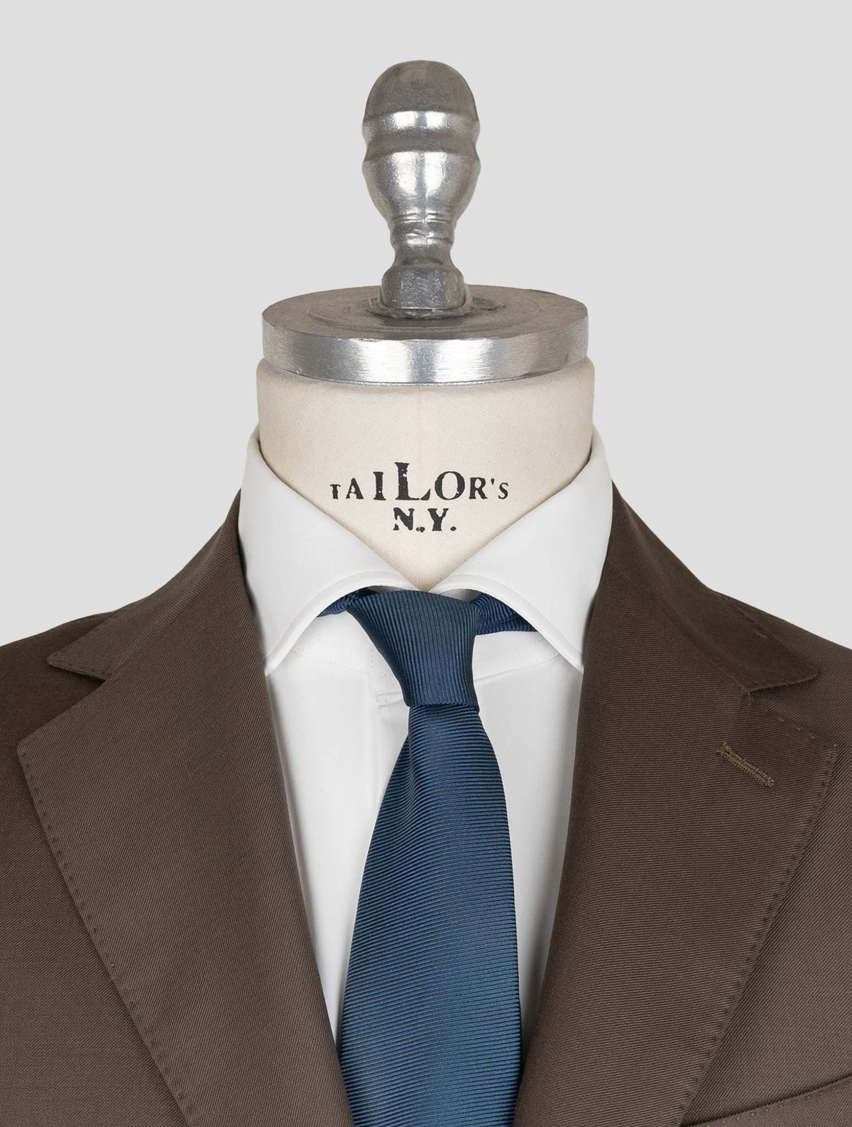 Sartorio Napoli Brown Virgin Wool Suit 5
