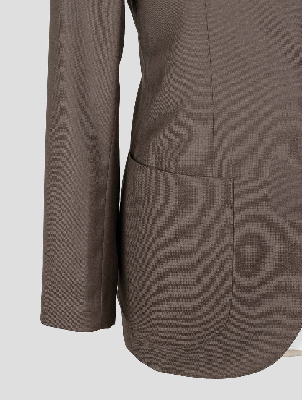 Sartorio Napoli Brown Virgin Wool Suit 6