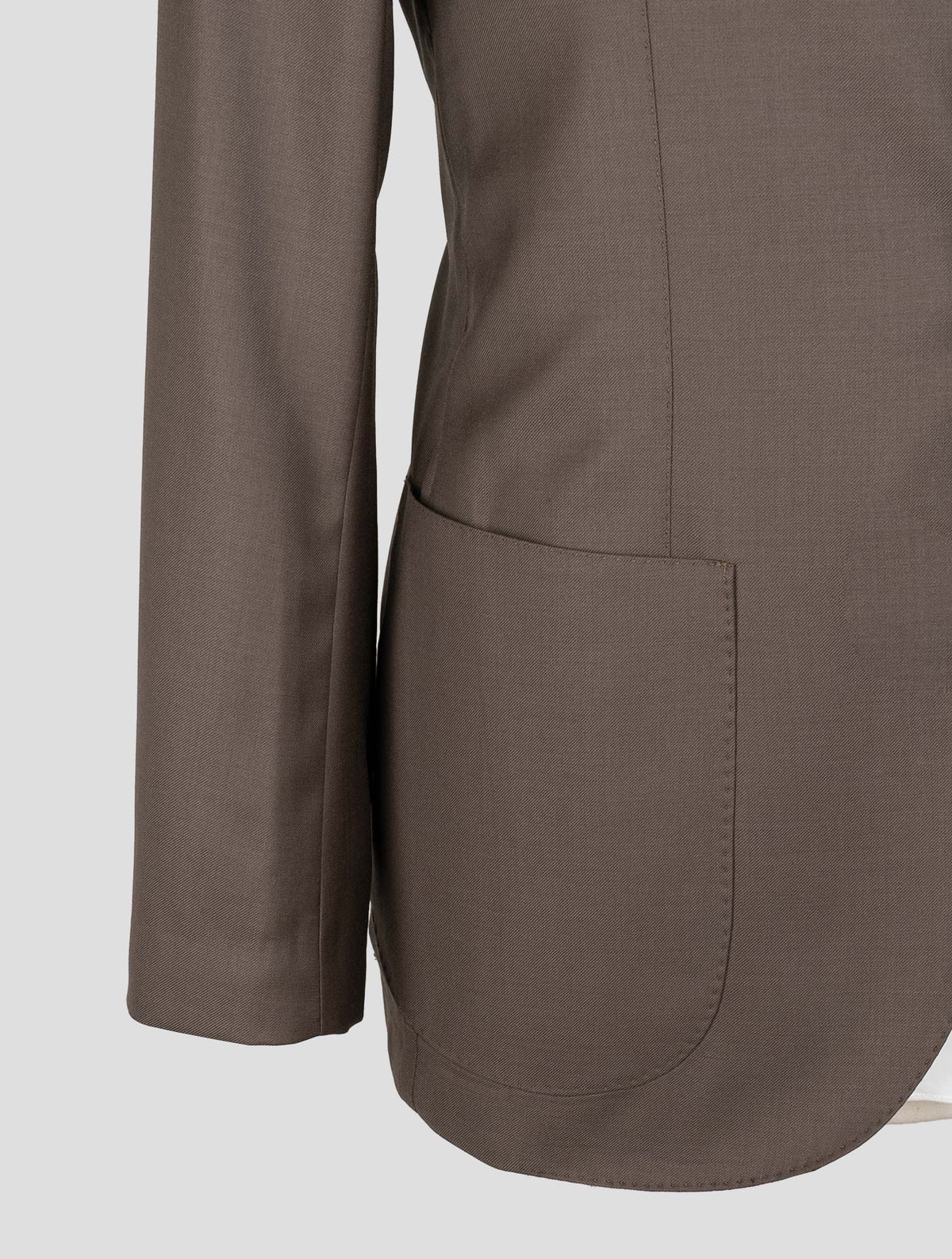 Sartorio Napoli Brown Virgin Wool Suit 6